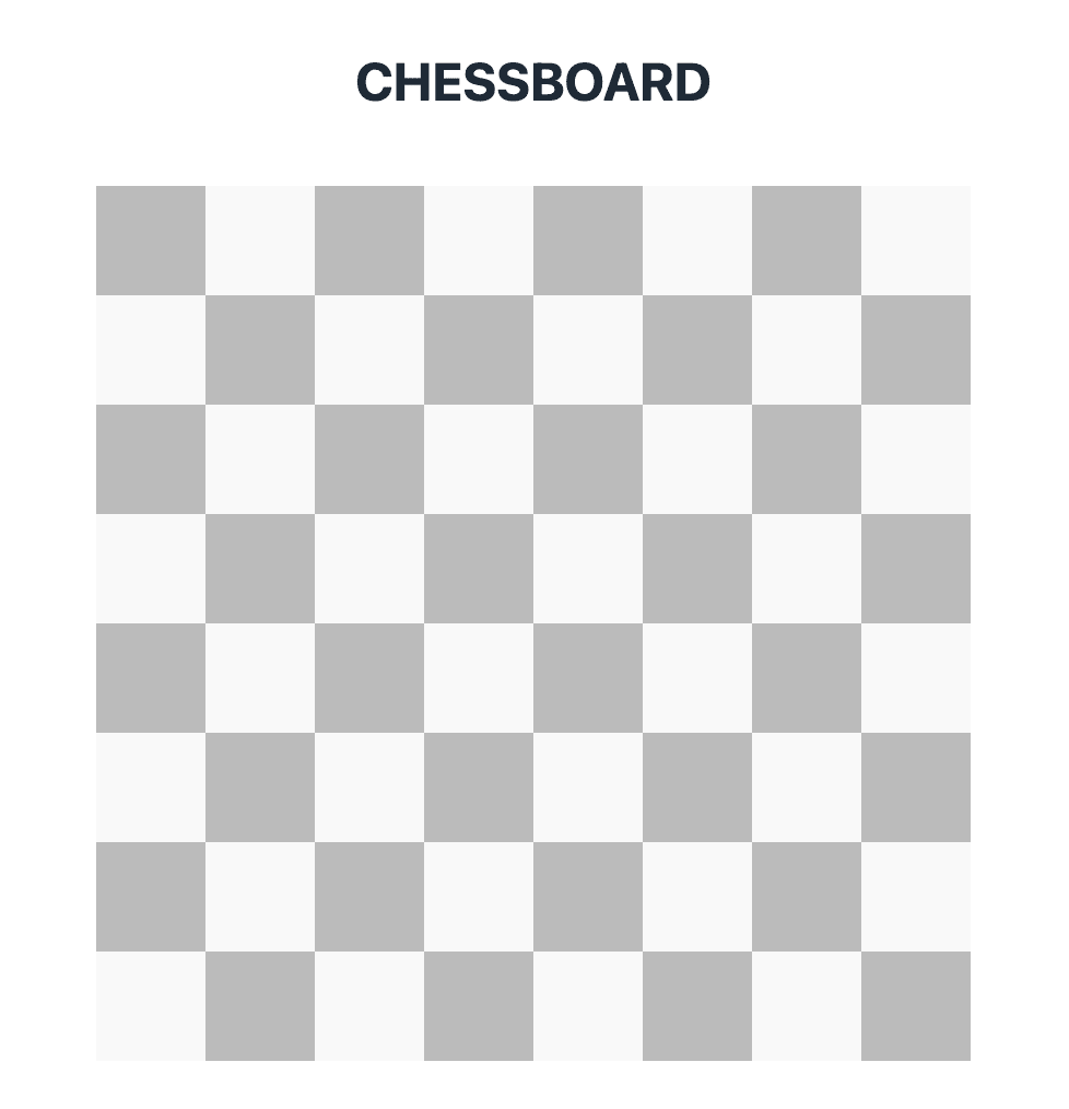 chessboard coded by Excalidraw